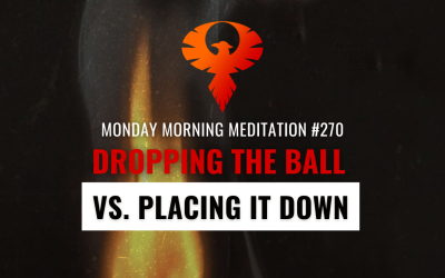 Dropping The Ball Vs. Placing It Down